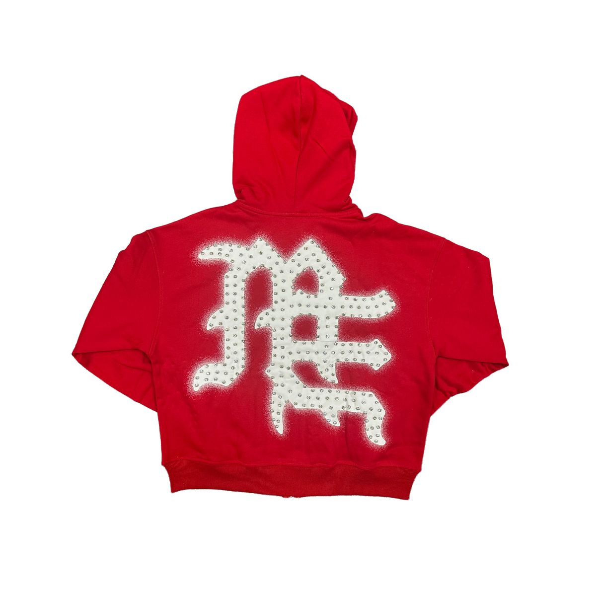 Mixed Emotion Emotions Never Die Zip Up Hoodie Red