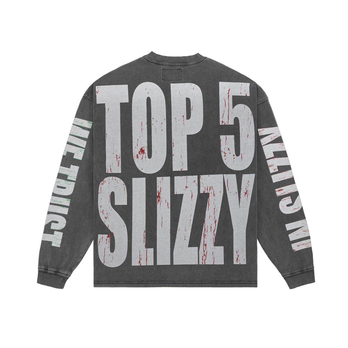 Godspeed Top 5 Slizzy Long Sleeve Tee Grey