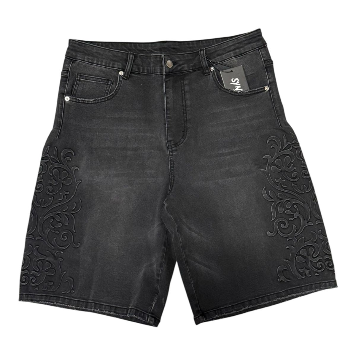 Syndicate Legacy Denim Shorts Black