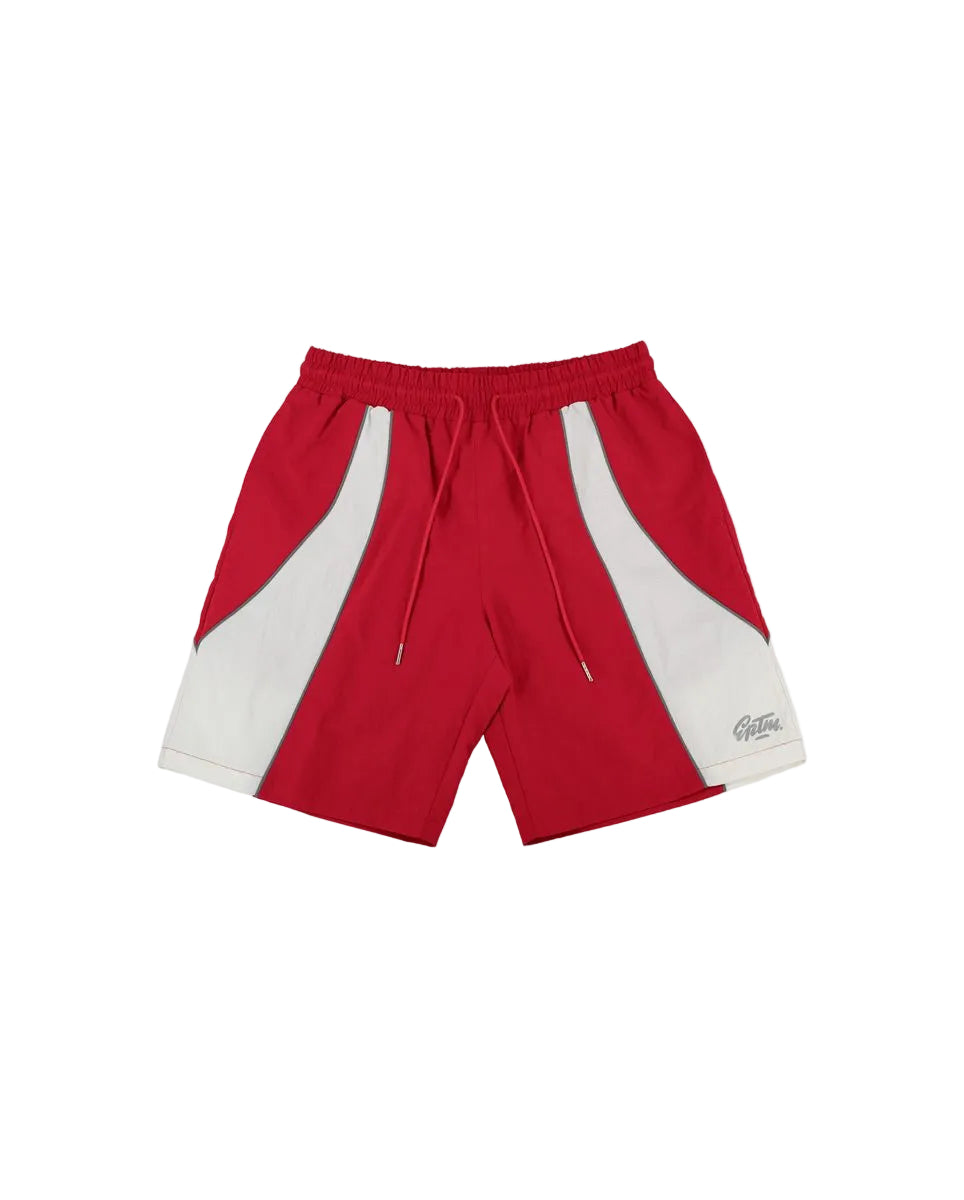 EPTM Mate Nylon Track Shorts Red