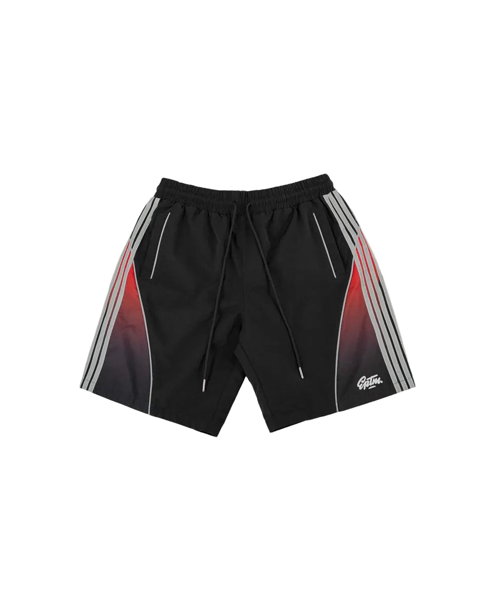 EPTM Solar Track Shorts Red Black