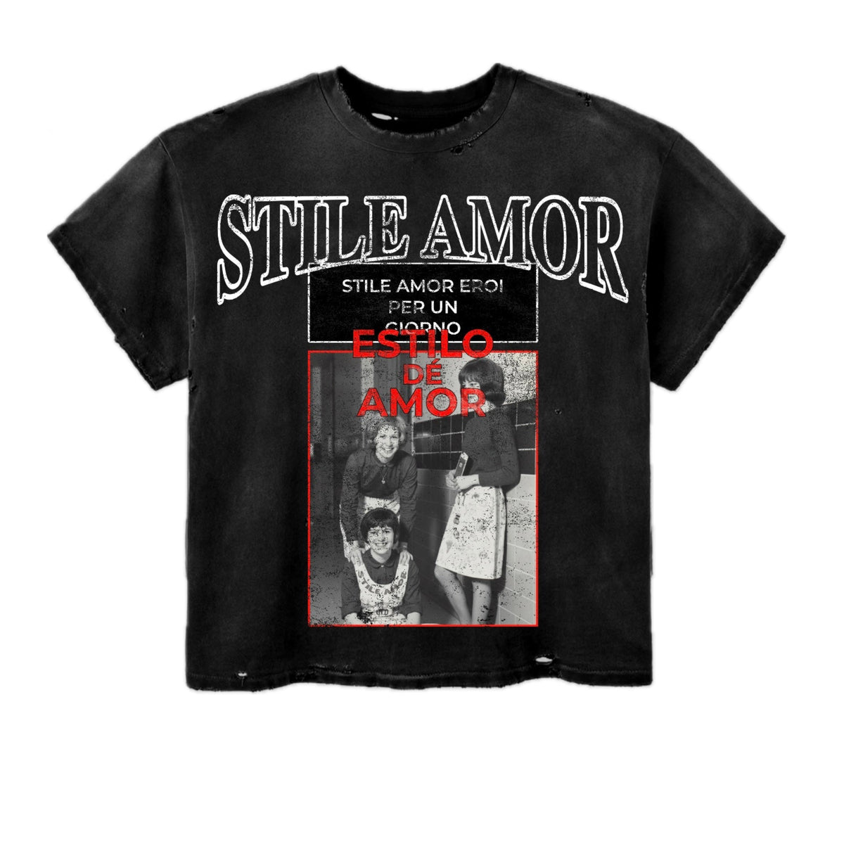 Stile de Amor Eroi Giorno Tee Black