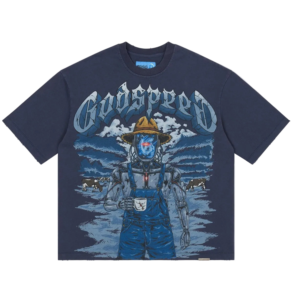 Godspeed Next Gen Aura Farm II Tee Navy