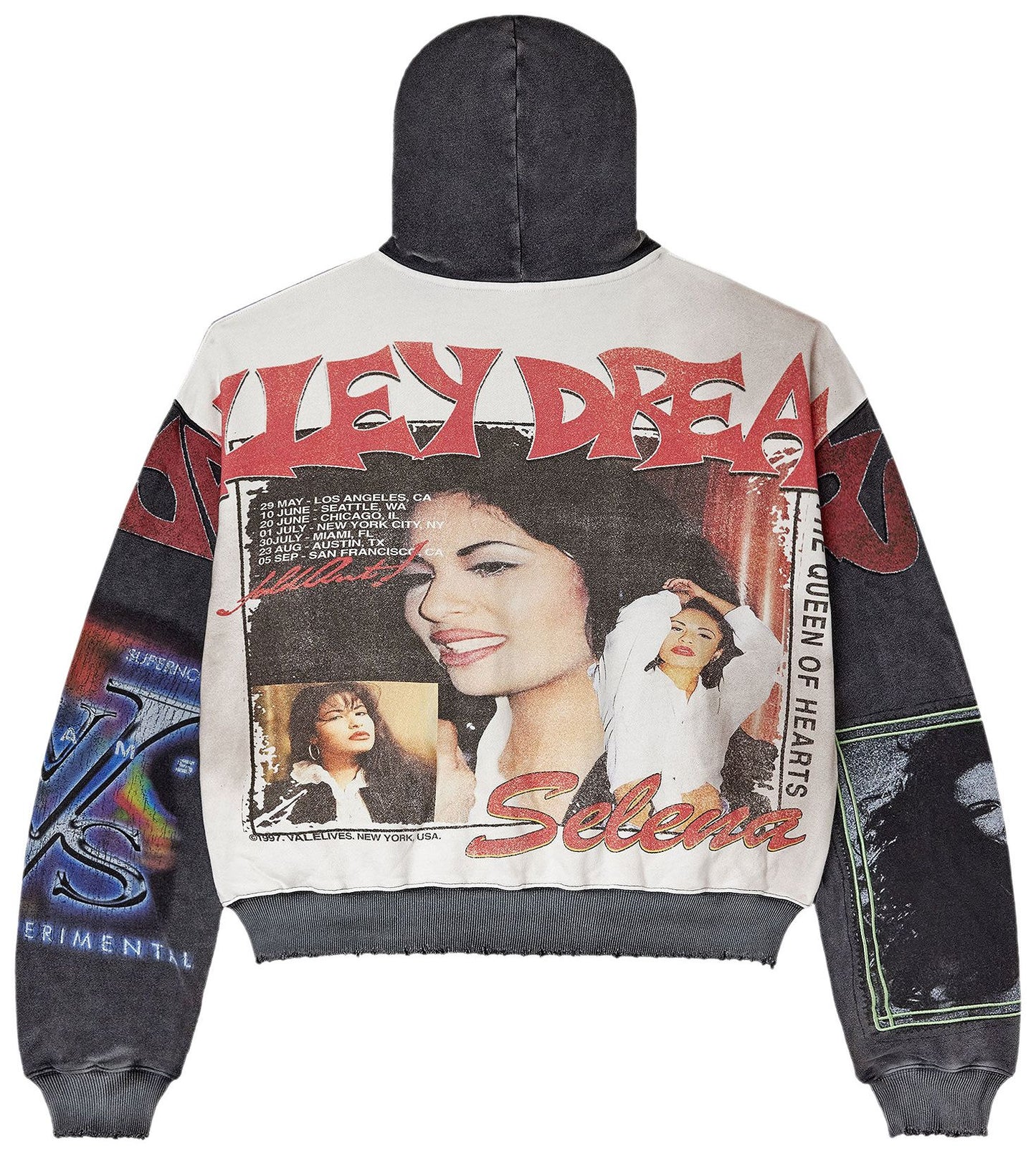 VALE Forever Noise Zip Up Hoodie Black