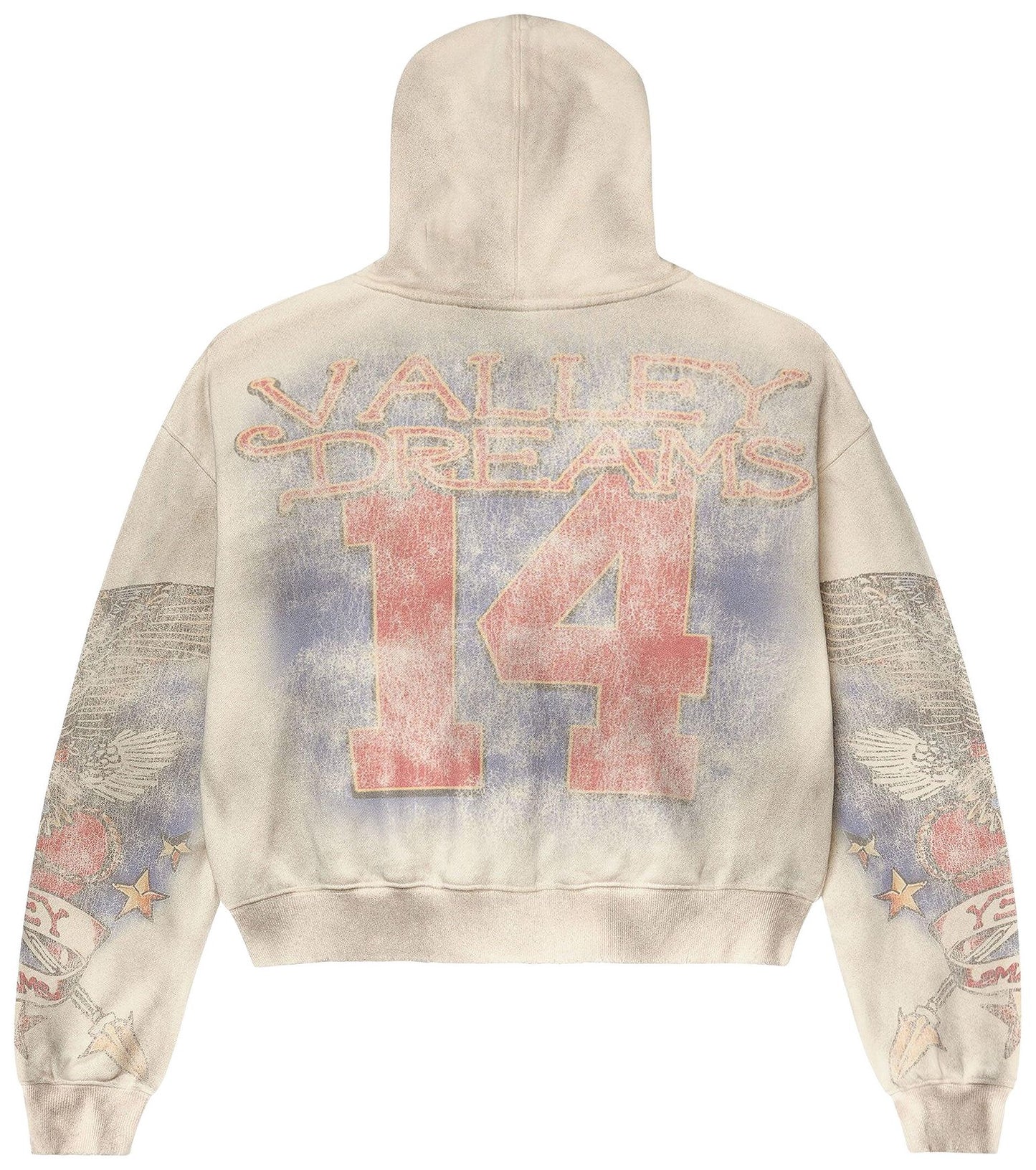VALE Forever Nostalgia Zip Up Hoodie Cream