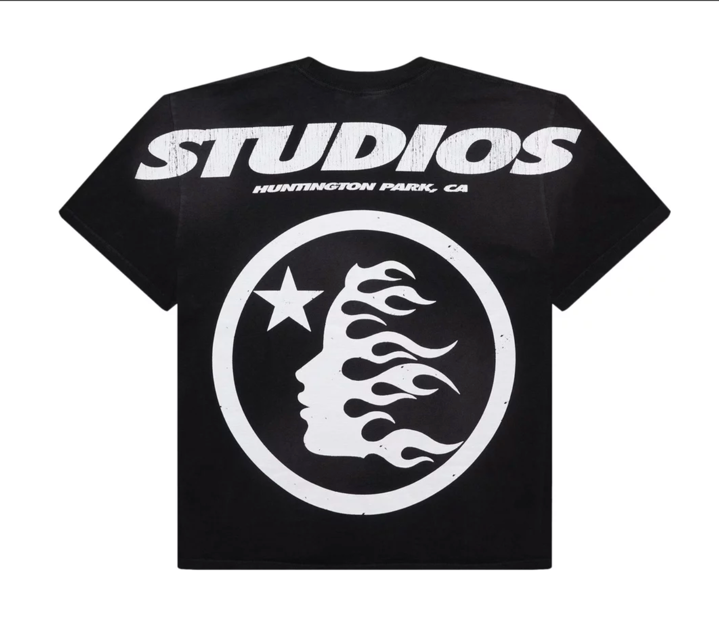 Hellstar Studios Yellow Cartoon Logo Tee Black