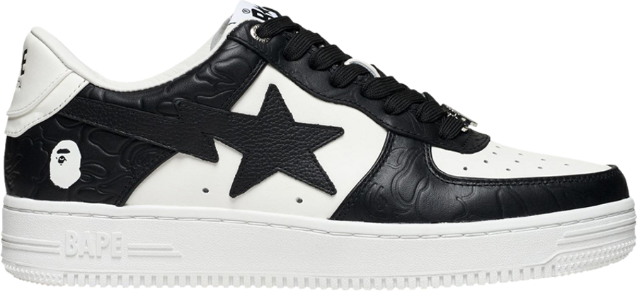A Bathing Ape Bape Sta #4 Line Camo White Black