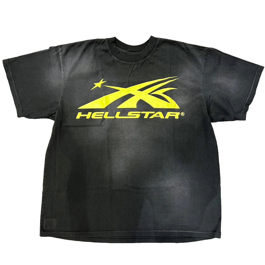 Hellstar Studios Sport Logo Gel Tee Yellow Black