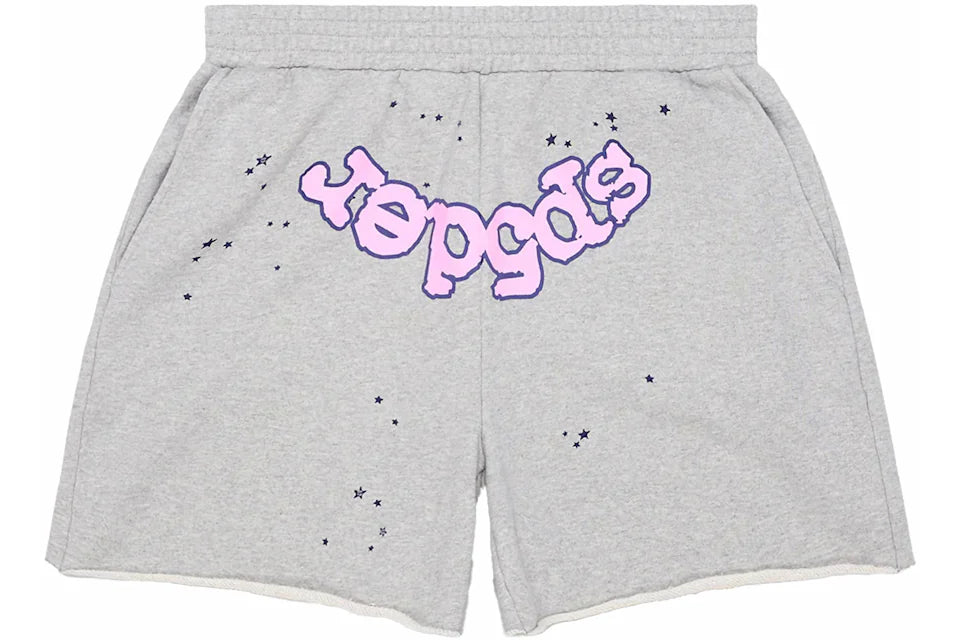 SP5DER Sweatshorts Grey