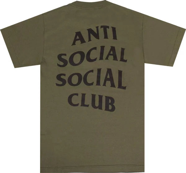 Anti Social Social Club Logo Tee Olive