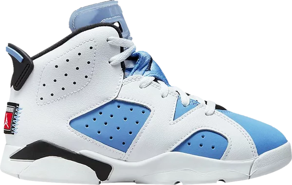 Jordan 6 Retro UNC White (PS)