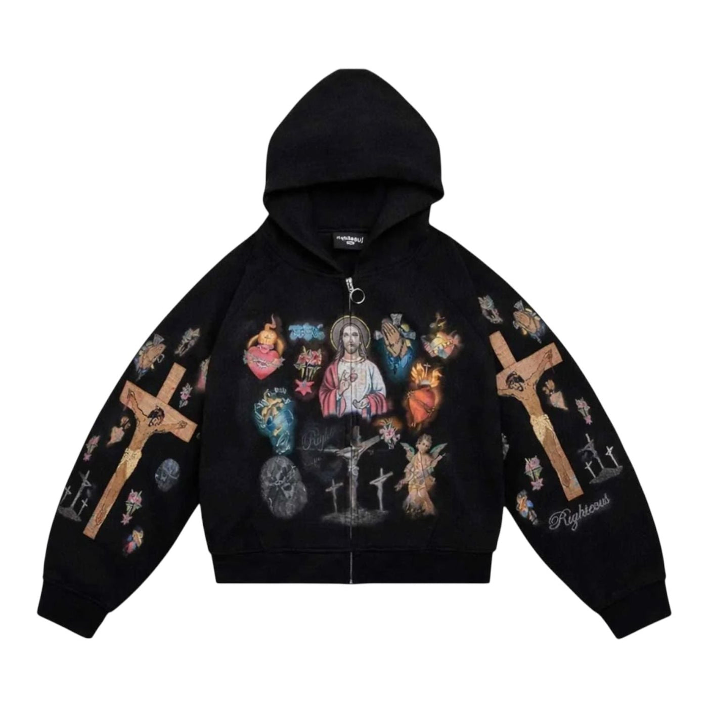 Righteous Ultimate Sacrifice Thermal Zip Up Black