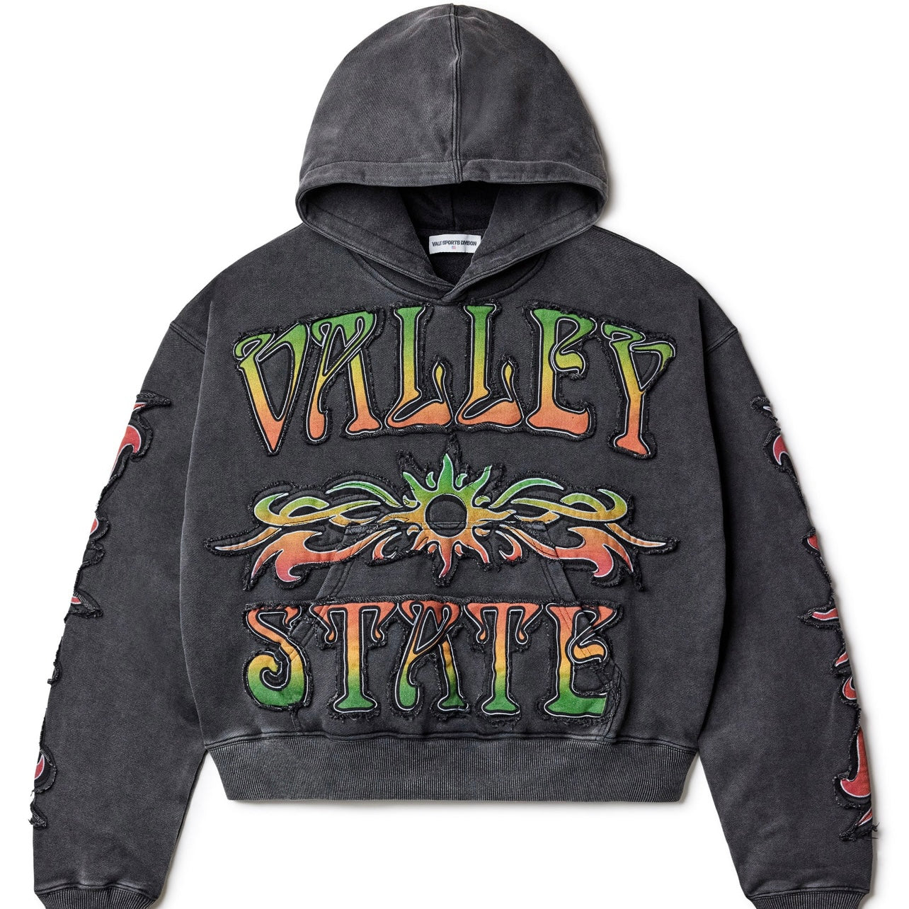 VALE Tribal Pullover Hoodie Black
