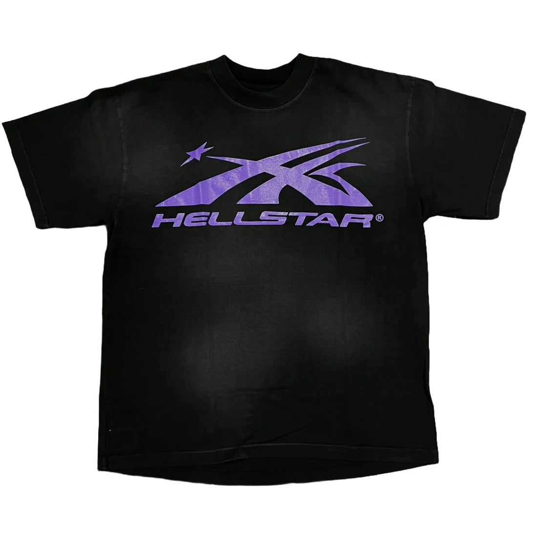 Hellstar Studios Sport Logo Gel Tee Purple Black