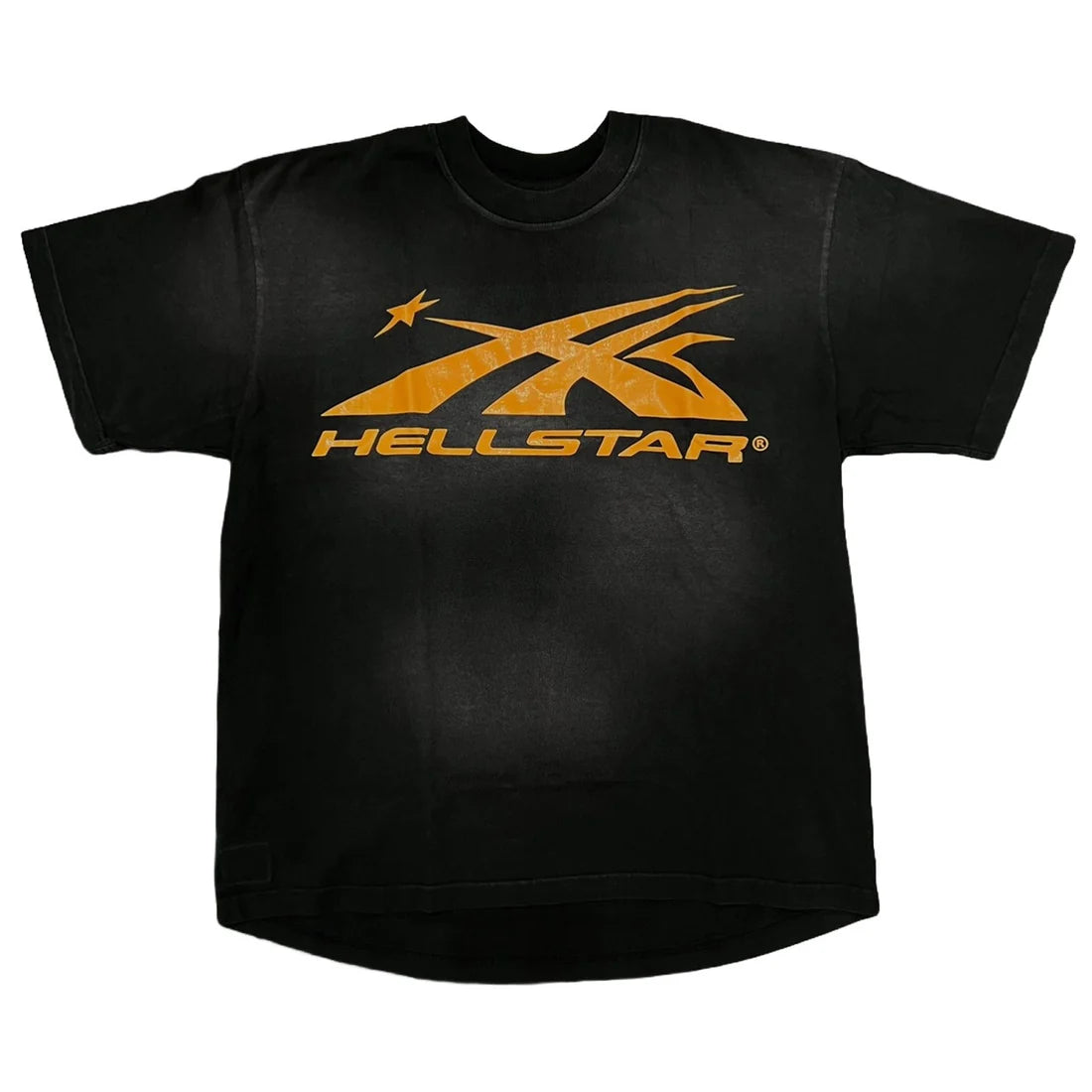 Hellstar Studios Sport Logo Gel Tee Orange Black