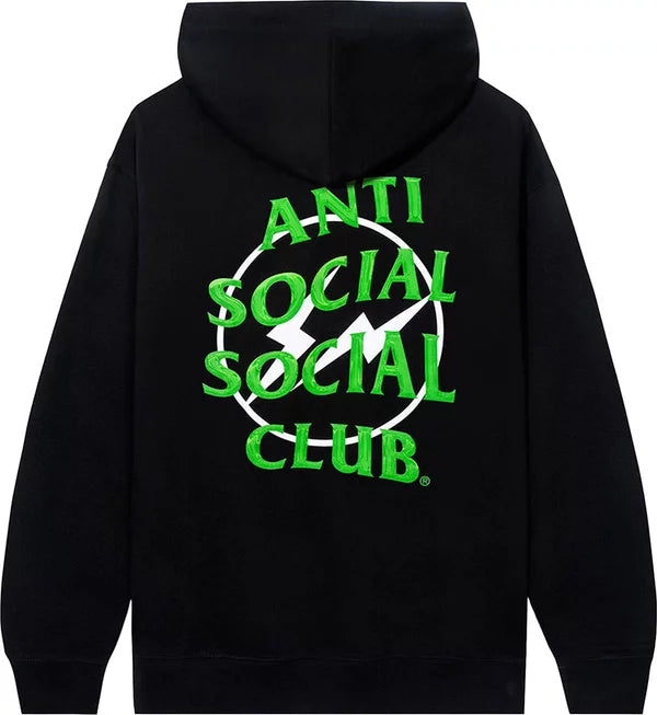 Anti Social Social Club Fragment Hoodie Black Green