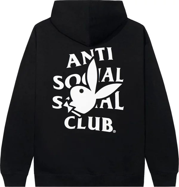 Anti Social Social Club Playboy Hoodie Black