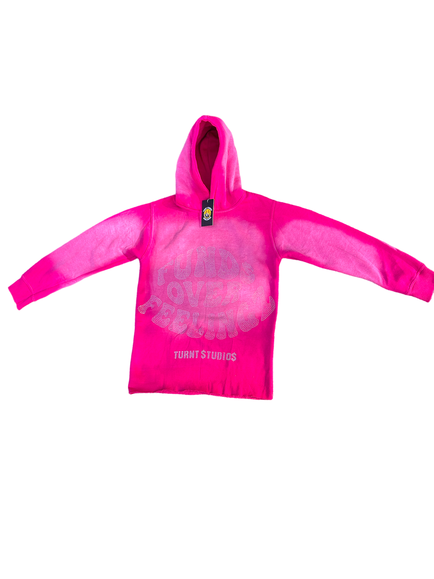 Turnt Studioz Funds Hoodie Pink