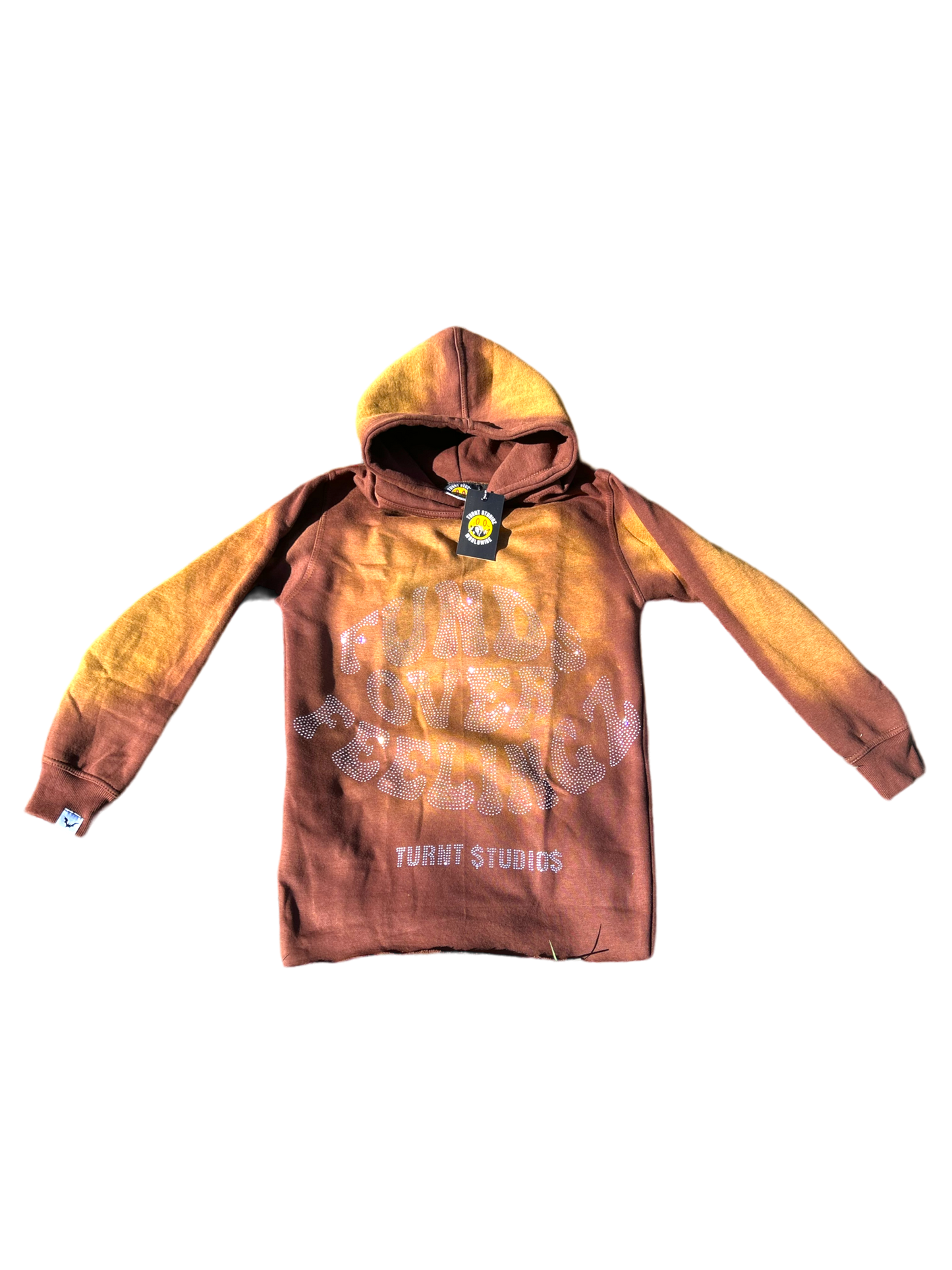 Turnt Studioz Funds Hoodie Brown