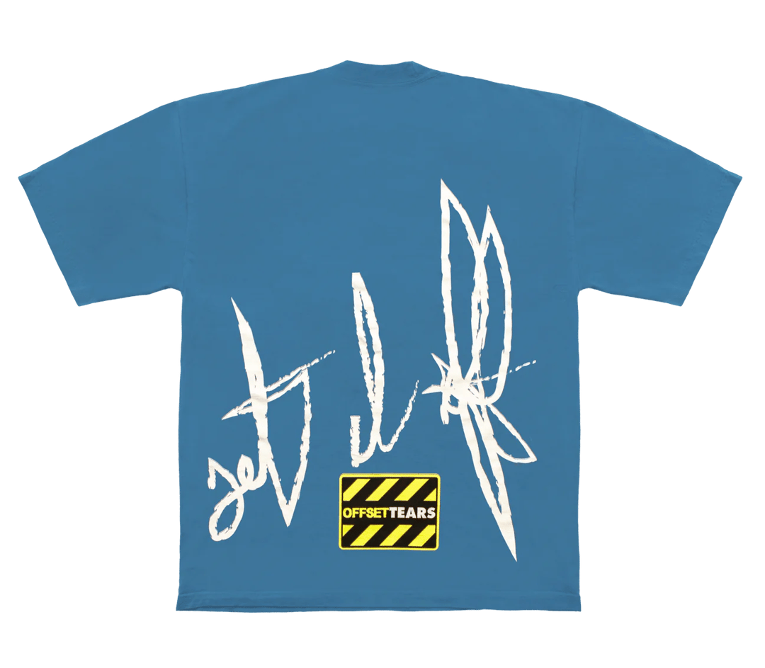 Denim Tears Offset Set It Off Tee Blue