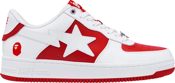 A Bathing Ape Bape Sta Patent Red