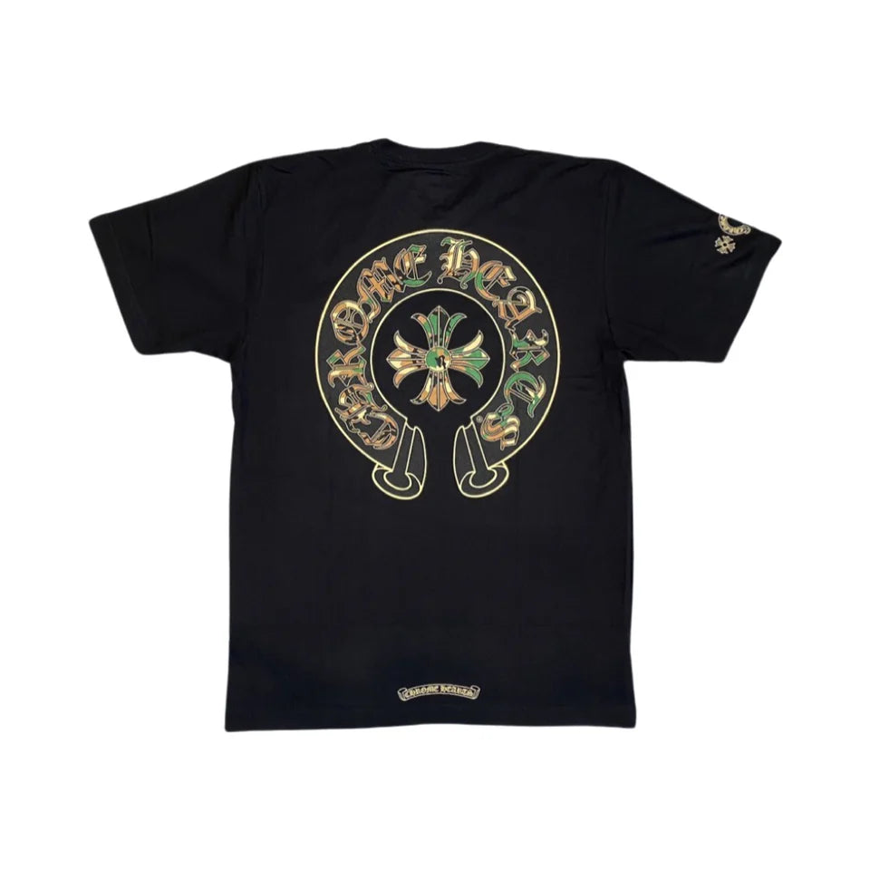 Chrome Hearts Camo Horseshoe Tee Black