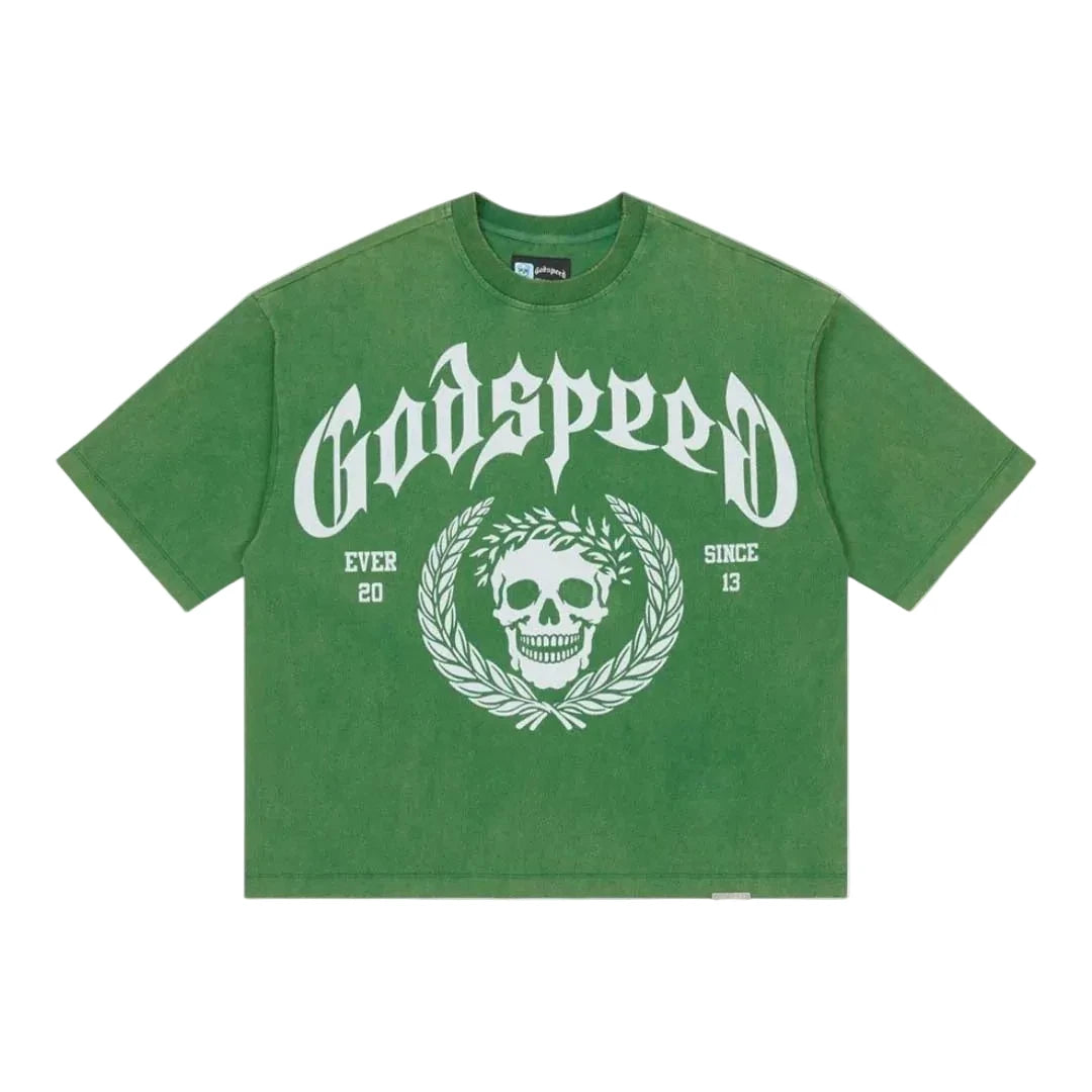 Godspeed Victor Crest Tee Lucky Green