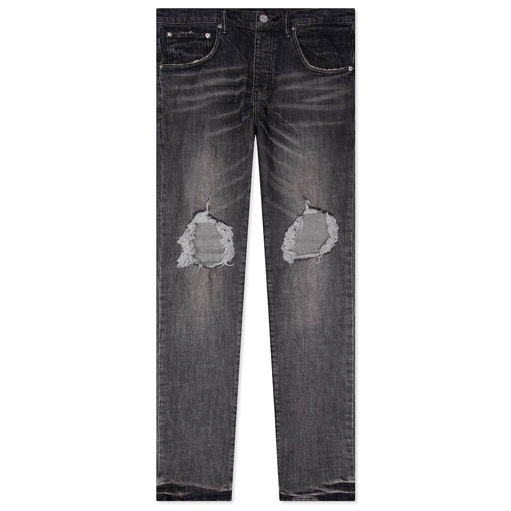 Purple Brand Grey Dirty Blowout Jeans
