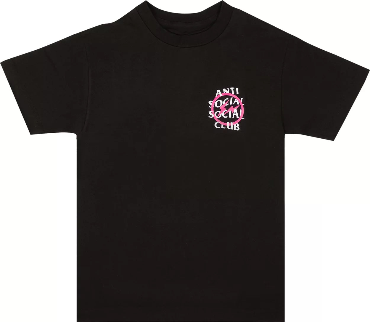 Anti Social Social Club Fragment Tee Black Pink