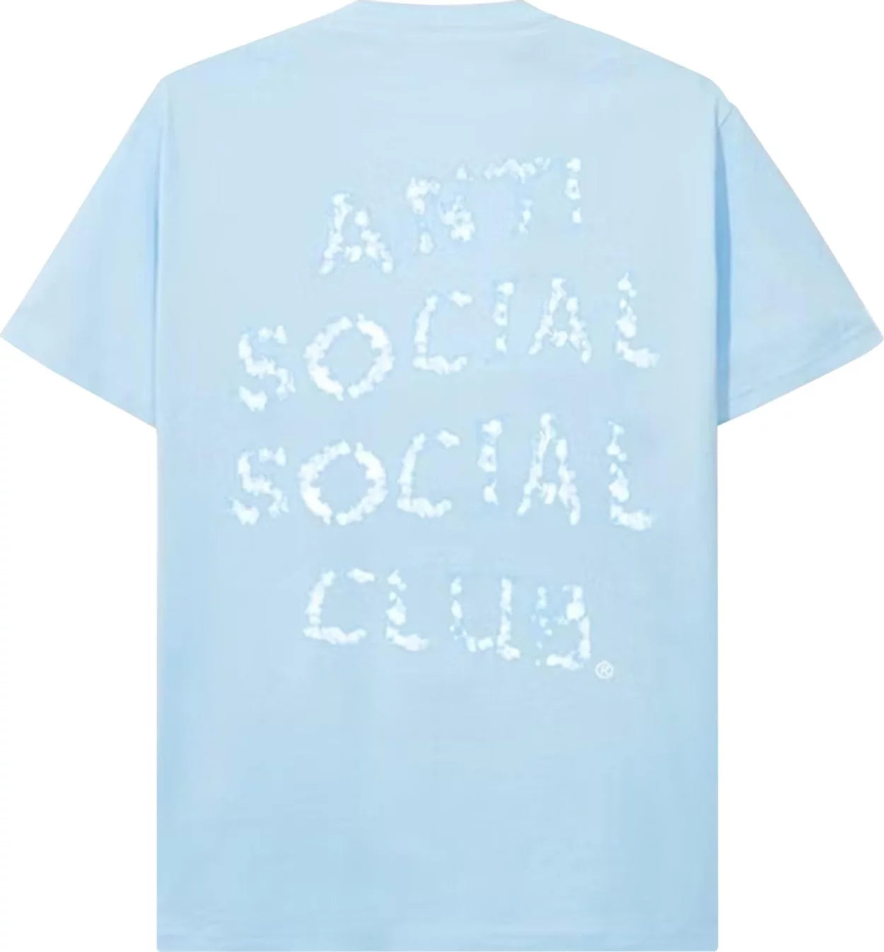 Anti Social Social Club Partly Cloudy Tee Blue