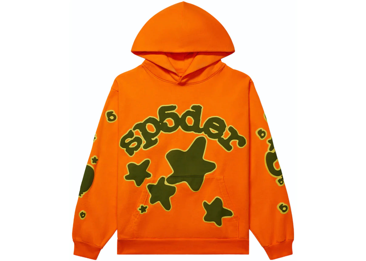 SP5DER Beluga Hoodie Orange