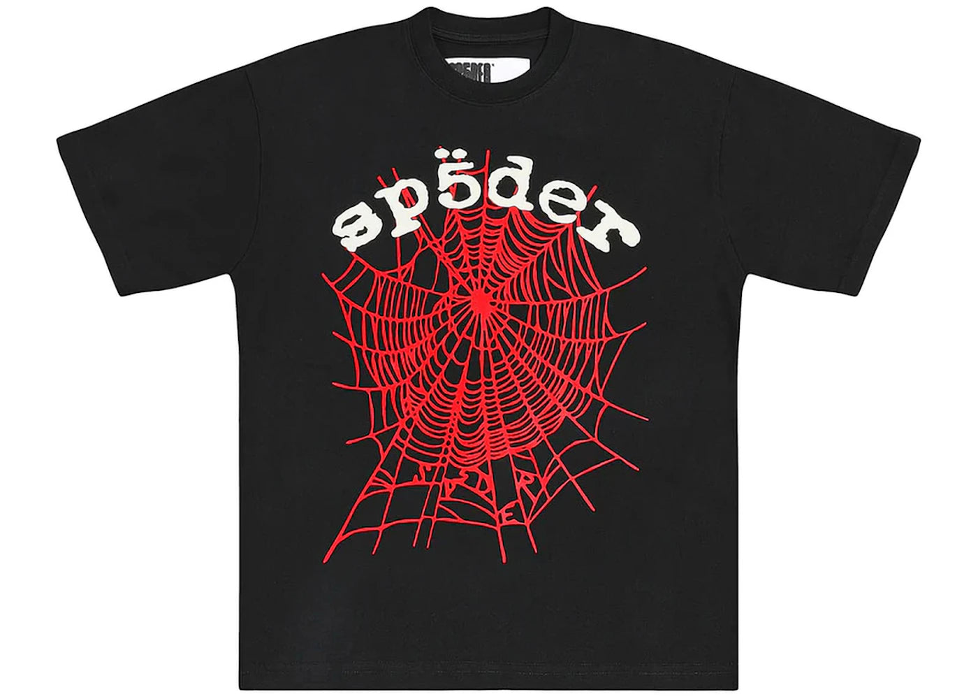 Sp5der Heavyweight Legacy Tee Red Black