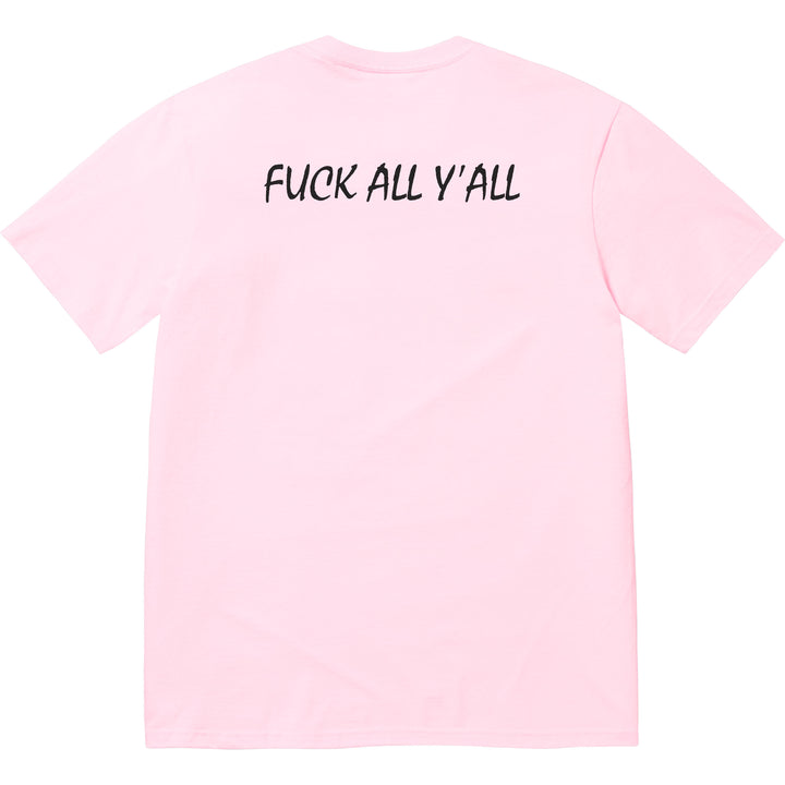 Supreme Split Logo Tee Pink