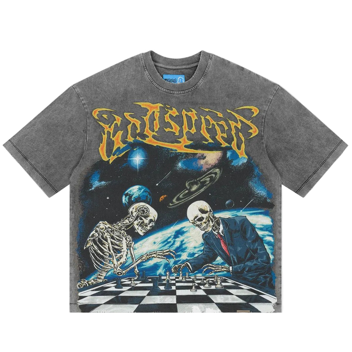 Godspeed Next Gen Checkmate II Tee Washed Grey