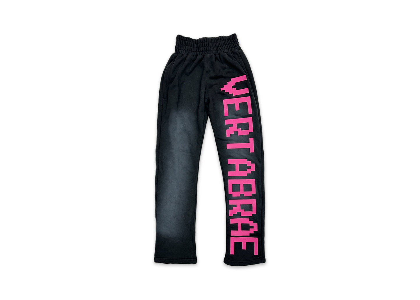 Vertabrae C-2 Hot Pink Sweatpants Washed Black