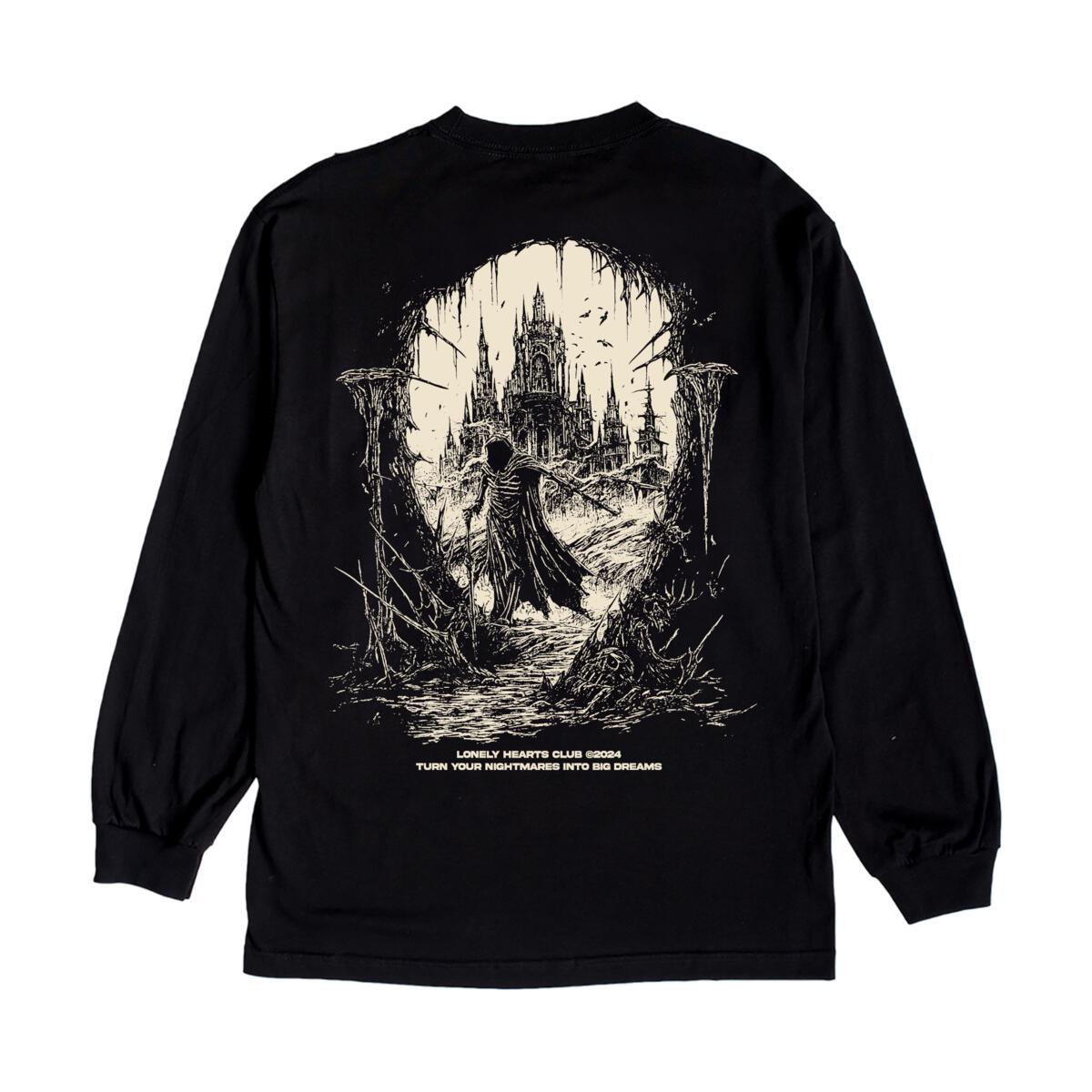 LHC Dark Knight Long Sleeve Tee Black