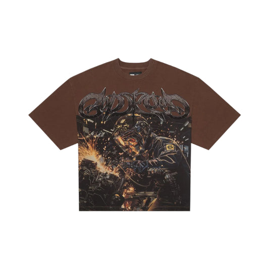 Godspeed Steel Welding Tee Brown