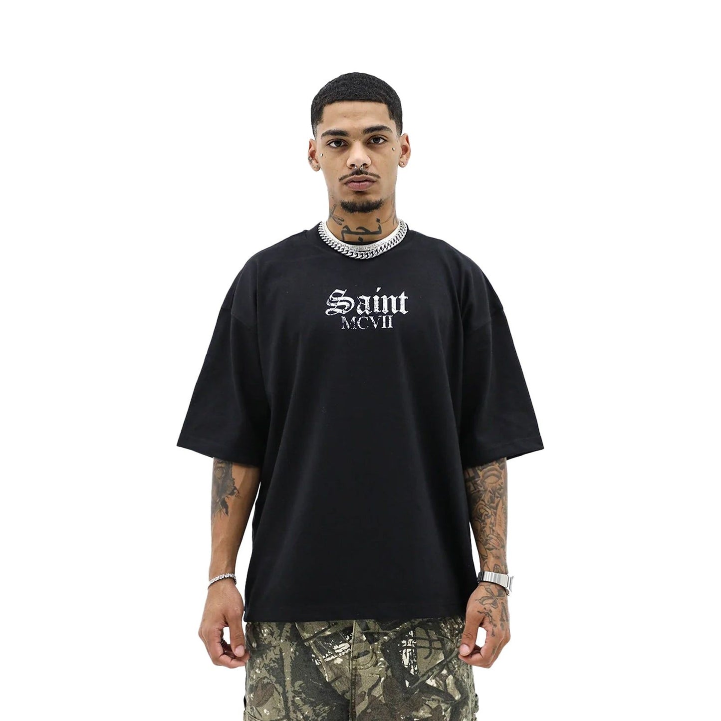 Heights District Saint MCVII Tee Black