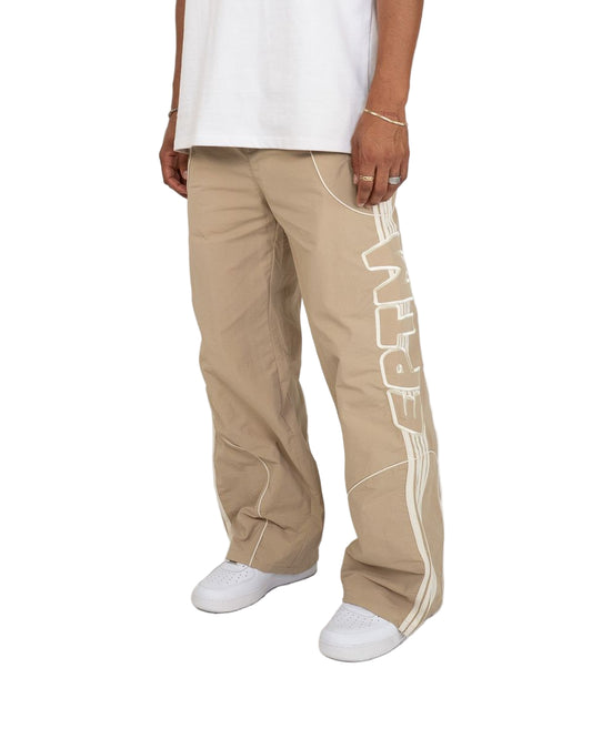 EPTM Roshi Track Pants Khaki Beige