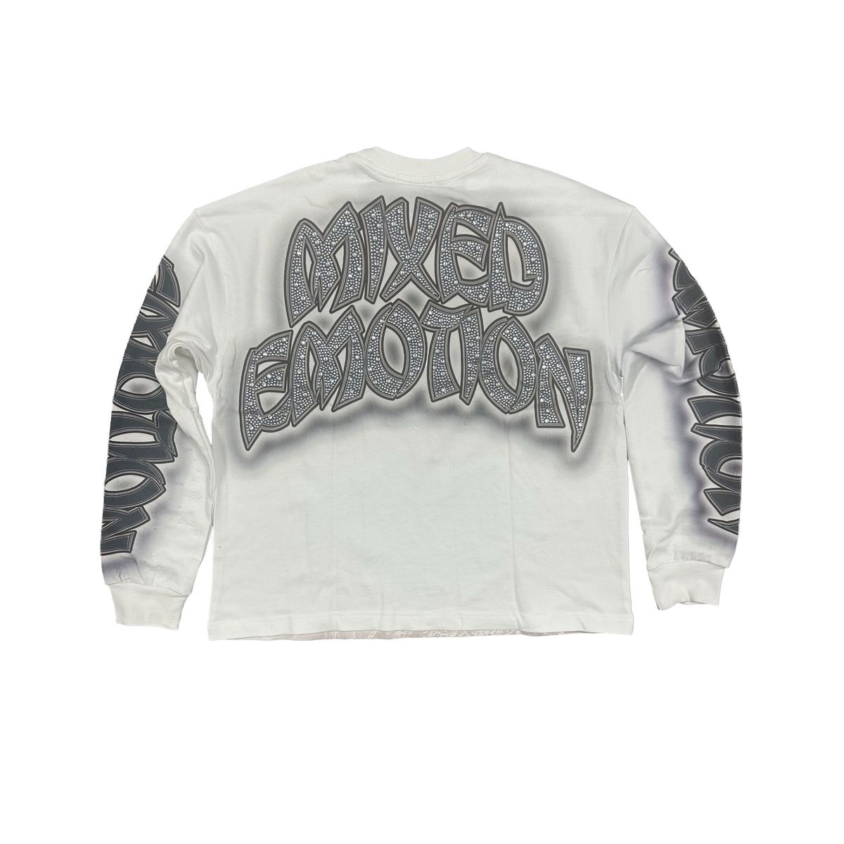 Mixed Emotion Resurrection Long Sleeve Tee White