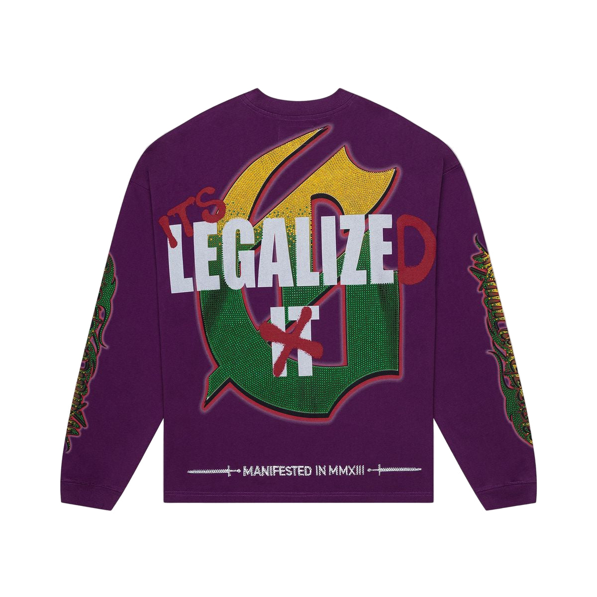 Godspeed 4/20 VVS Indoor Long Sleeve Tee Purple