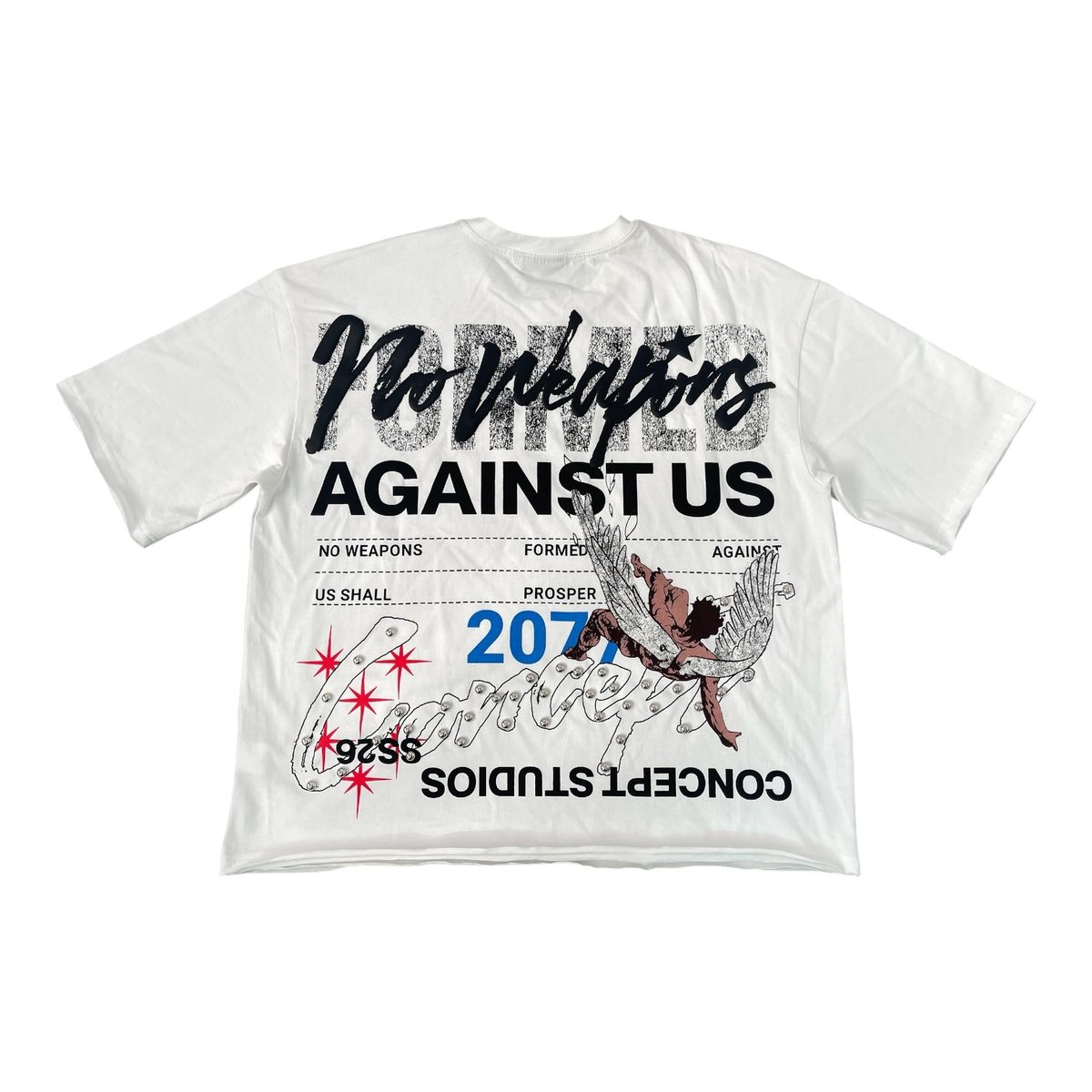 Concept LA No Weapons Formed Tee White