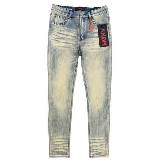 ANOM 360 4-Way Stretch Skinny Jeans Vintage Blue