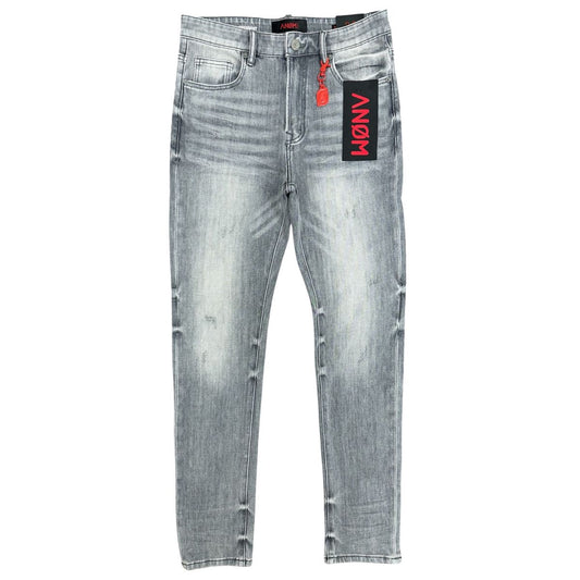 ANOM 360 4-Way Stretch Skinny Jeans Grey Wash