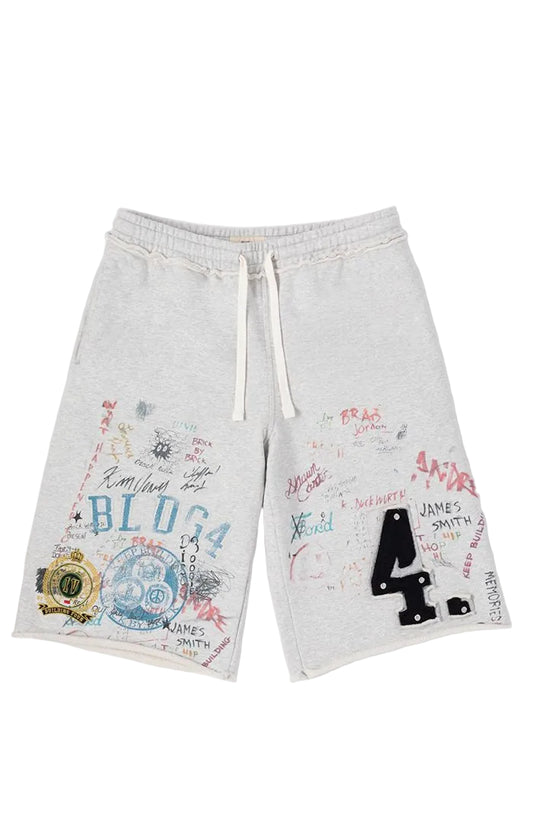 BLDG4 Gateway Long Shorts Heather Grey