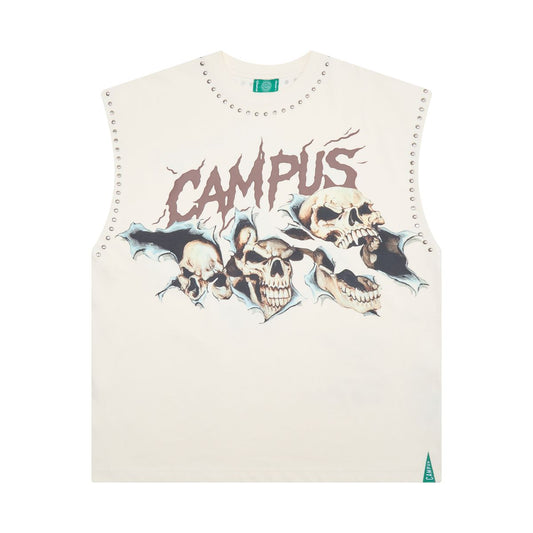 Campus Goods LA Arcane Cut Off Tee Cream