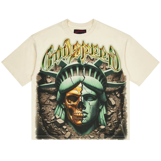 Godspeed Built On Ruins NYC Tee Bone
