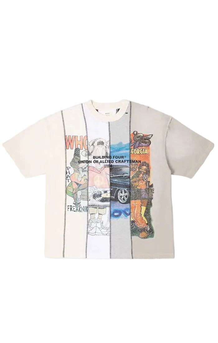 BLDG4 Knit Power Tee Multicolor