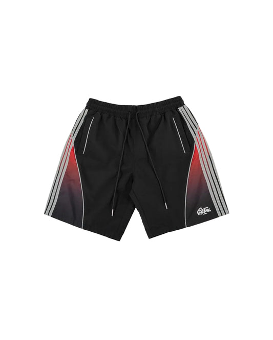 EPTM Solar Track Shorts Red Black