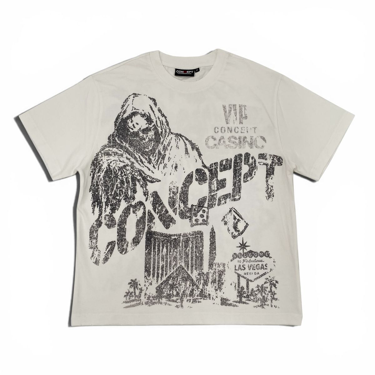 Concept LA Vegas Casino Tee White